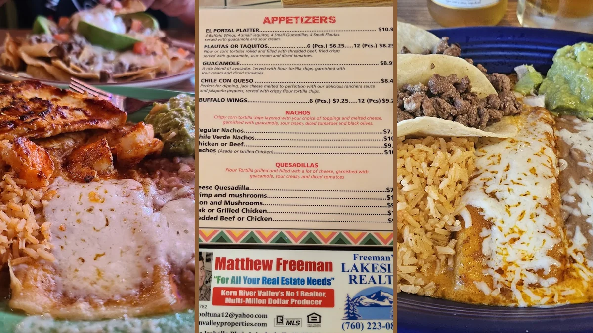 Colorful dishes served for lunch